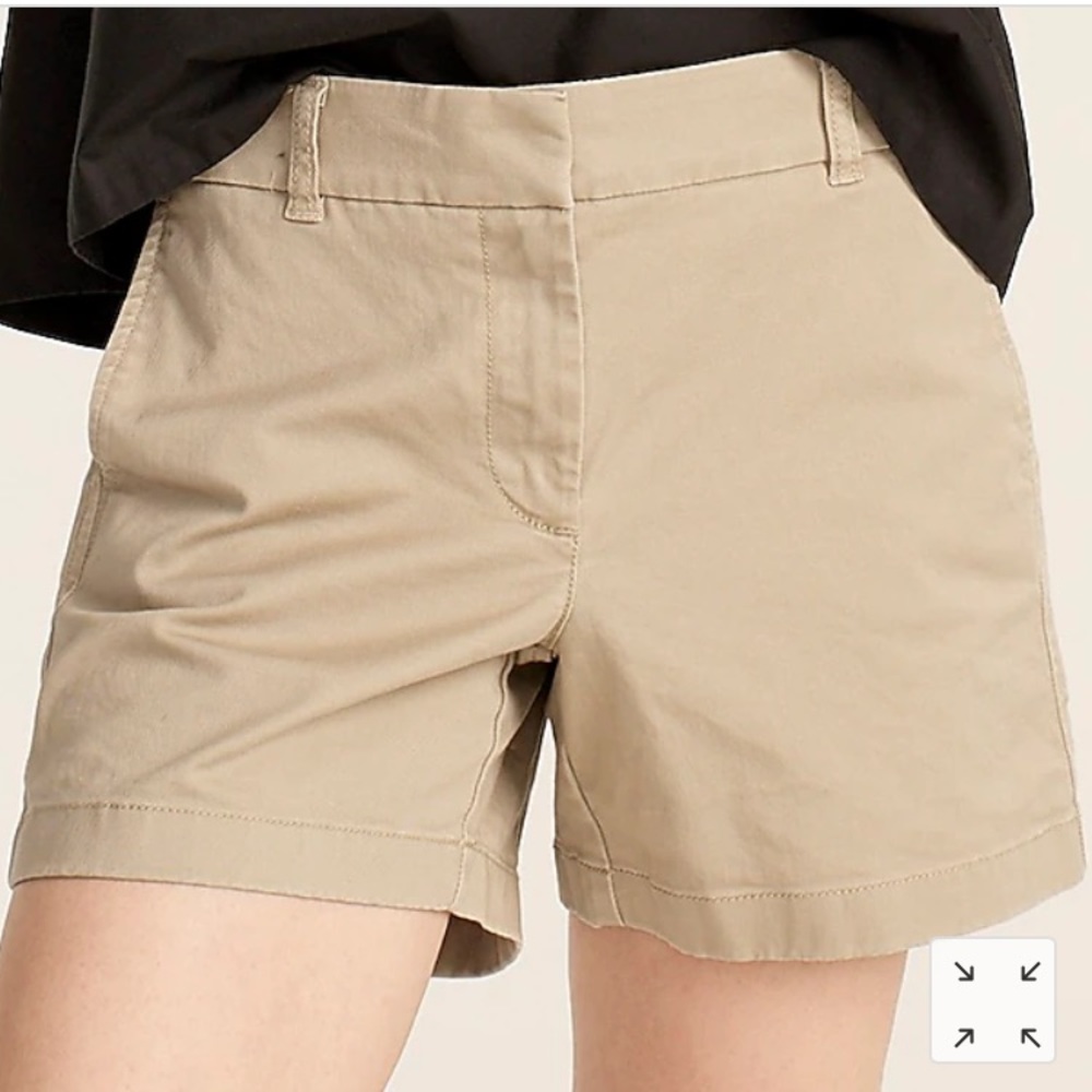 J crew factory 5" chino short in British khaki